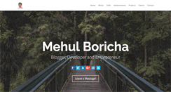 Desktop Screenshot of mehulboricha.com